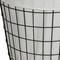 Homeroots White Fabric Lined Metal Laundry Type Basket With Handle 379817 - alternate 2