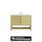 James Martin Vanities Marigot 48 in. Single Vanity, Sunwashed Oak w/ 3 CM Ethereal Noctis Silestone Top D404-V48-SWO-FENC - alternate 1