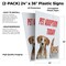Signmission Pet Adoption Today, Plastic Signs Only 24 Inch x 36 Inch, Corrugated Plastic, 2PK CSB-2436-2PACK-Pet Adoption Today - alternate 2