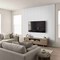 Ackland SereniSlats Aspen 94.5 in. x 9.5 in. White Acoustic Wall Panel, 3D Fluted Wood Slat Sound, 176PK AKM-W-SEAS9.5X94.5SL-PL - alternate 1