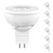 Luxrite MR16 LED Bulbs Dimmable, 50W Halogen Equivalent, 3500K Natural White, 6.5 Watt, 500, 6PK LR21408 - alternate 1