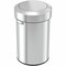 Hls Commercial 17 gal Round Indoor Metal Can, Silver, Swing Top, Stainless Steel, 15.83 in HLS17FTS - alternate 1