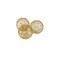 Homeroots Set of Three Gold Wire 3" Decorative Orbs, 3PK 373740 - alternate 2