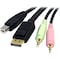 Startech.Com 4IN1 USB DISPLAYPORT KVM SWITCH CABLE DP4N1USB6 - alternate 1