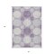 Homeroots 3' X 5' Purple And Ivory Geometric Washable Indoor Outdoor Area Rug 593624 - alternate 2