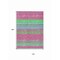 Homeroots 10' X 14' Blush Lime Green And Teal Blue Striped Washable Indoor Outdoor Area Rug 614802 - alternate 2