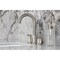 Kingston Brass Widespread Bathroom Faucet with Knurled Handle and Brass Pop-Up, Brushed Nickel FSC8928KNL - alternate 2