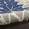 Homeroots 9' X 12' Gray Ivory And Navy Blue Floral Indoor Outdoor Area Rug 564202 - alternate 2