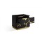 Homeroots 21" Gold And Black Wood Two Drawer Nightstand 491592 - alternate 2