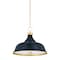 Hudson Valley Lighting Painted No. 1 Pendant in Aged Brass/Distressed Bronze by Mark D. Sikes MDS300L-AGB/DBL - alternate 1