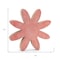 Homeroots Set of Two Pink Wood Flowers Tabletop Sculptures, 2PK 633954 - alternate 2