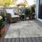 Homeroots 3' X 5' Beige And Gray Geometric Washable Indoor Outdoor Area Rug 618583 - alternate 2