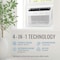 Keystn 8,000 BTU Window Mounted Inverter Air Conditioner with Supplemental Heat and Remote Control KSTAW08INV-HC - alternate 2