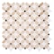 Andova Tiles Martha Country Beige Floral Marble Look Polished Natural Stone Wall & Floor Mosaic Tile ANDMART465 - alternate 1