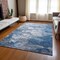 Homeroots 5' X 8' Denim Blue And Sky Blue Abstract Washable Indoor Outdoor Area Rug 582159 - alternate 3