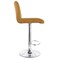 Elama 2 Piece Vintage Faux Leather Adjustable Bar Stool in Camel ELM-7228-VCAMEL - alternate 2
