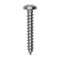 Auveco PHILLIPS PAN HEAD TAPPING SCREW, 18-8 STAINLESS STEEL - #6 X 7/8 25568 - alternate 1