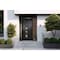 Vdomdoors Aluminum Door Cynex 6106 Dark Stone Entry Steel Metal Modern Painted W36+14xH80+12 Right Inswing CYNEX6106EXD-DARK-W36+14xH80+12-RH-I - alternate 2