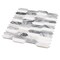 Apollo Tile Toscana 12x12 in. Polished Calacatta Bluette, Thassos White Elongated Picket Mosaic Tile, 5PK APLEML88G48A - alternate 2