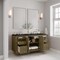 James Martin Vanities Chicago 60" Double Vanity, Walnut Whisper, w/ 3 CM Phantome Eclos Top 503-V60D-WLW-3PHT - alternate 2