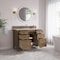 James Martin Vanities Brittany 48" Single Vanity, Pecan w/ 3 CM Eternal Jasmine Pearl Silestone Top 655-V48-PCN-3EJP - alternate 2