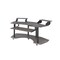 Homeroots 71" Dark Gray and Black Music Recording Studio Desk 491451 - alternate 1