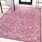 Jonathan Y Charleston Vintage Filigree Textured Weave Fuchsia/Light Gray 5 ft. x 8 ft. Indoor/Outdoor Area Rug SMB106J-5 - alternate 2