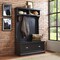 Crosley Seaside Hall Tree CF6006-BK - alternate 2