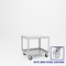 Pucel Heavy Duty Shop Truck, 36 in W x 30 in D x 33.5 in H, Two Shelves, Push Handle, Gray 3036-DT-2S - alternate 1