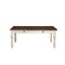 Homeroots 72" X 42" X 30" Walnut And White Washed Solid Wood Dining Table 318938 - alternate 2
