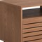 Homeroots 16" Walnut Wood One Drawer Nightstand 668517 - alternate 2