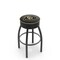 Holland Bar Stool Co 30" 4" Colorado Cushion Seat, Blk Wrinkle Base Swivel Bar Stool L8B130ColoUn - alternate 1