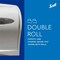 Kimberly-Clark Bathroom Toilet Paper Dispensers, Scott Essential Coreless SRB Tissue Dispenser, Double Roll Bath B KCC09605 - alternate 2