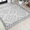 Jonathan Y Amir Moroccan Beni Souk Cream/Gray 4 ft Square Area Rug MOH200B-4SQ - alternate 1