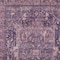 Homeroots 10' X 14' Eggplant Medallion Washable Indoor Outdoor Area Rug 608015 - alternate 2