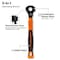 Klein Tools 5-in-1 Hammer Facing Insulated Lineman Wrench KT171HFINS - alternate 2