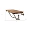 Homeroots 32" Premium Wall Mount Teak Shower Bench 402211 - alternate 2