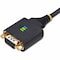 Startech.Com 10FT 3M USB TO NULL MODEM SERIAL ADAPTER CABLE, COM RETENTION, FTDI, USB-A TO DB9 RS232,  1P10FFCN-USB-SERIAL - alternate 1