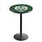 Holland Bar Stool Co 42" Blk Wrinkle Colorado State Pub Table, 36" dia. Top L214B4236ColoSt - alternate 1