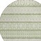 Homeroots 8' Artichoke Green And Ivory Round Quatrefoil Washable Indoor Outdoor Area Rug 583194 - alternate 2