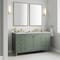 James Martin Vanities Chicago 60 in. Double Vanity, Smokey Celadon, w/ 3 CM Eternal Jasmine Pearl Silestone Top 503-V60D-SC-3EJP - alternate 2