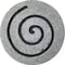 Homeroots 19" X 19" X 2" Gray Round Modern Spiral Wall Art 274932 - alternate 2