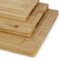 Megachef 3 Piece 9 Inch, 12 Inch, and 15 Inch Bamboo Wood Cutting Board Set with Juice Grooves 750123374M - alternate 2