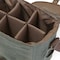 Picnic Time Family Of Brands Beer Caddy Cooler Tote with Opener, Khaki Green with Brown Accents 762-00-140-000-0 - alternate 2