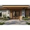 Doornmore G105, 74.5" x 82" ( 2x36" Door) Left Hand, Mahogany SDL 5 Lite Exterior Door G105-SW-3680_2_LI - alternate 1