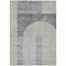 Homeroots 9' X 12' Gray Silver And Charcoal Geometric Washable Indoor Outdoor Area Rug 582720 - alternate 3