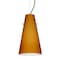 Besa Lighting Cierro Cable Pendant, Amber Matte, Bronze Finish, 1x100W Incandescent 1KX-412480-BR - alternate 1