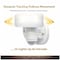 Iq America Dynamic Tracking Solar Motion Security Light - 1800 Lumens Outdoor LED, White IST-2418-WH - alternate 2