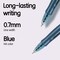Deli Arris Retractable Ballpoint 0.7mm, Assorted Ink, Soft Grip, 12PK EQ18-BL - alternate 2