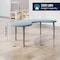 Flash Furniture Commercial Half-Moon Adjustable Height Classroom Activity Table-Dusty Blue-65x35 YU-YCX-004-2-MOON-TBL-DSTYBL-GG - alternate 2